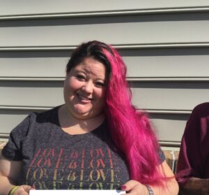 pink hair