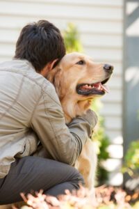 boy with dog 